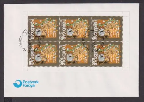 Briefmarken Färöer Dänemark Europa Brief Block 2000 Rabatt