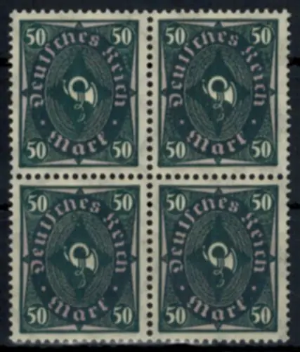 Beliebt Reich 209 Wb Viererblock Walzendruck & gute Farbe postfrisch geprüft INFLA 44,00