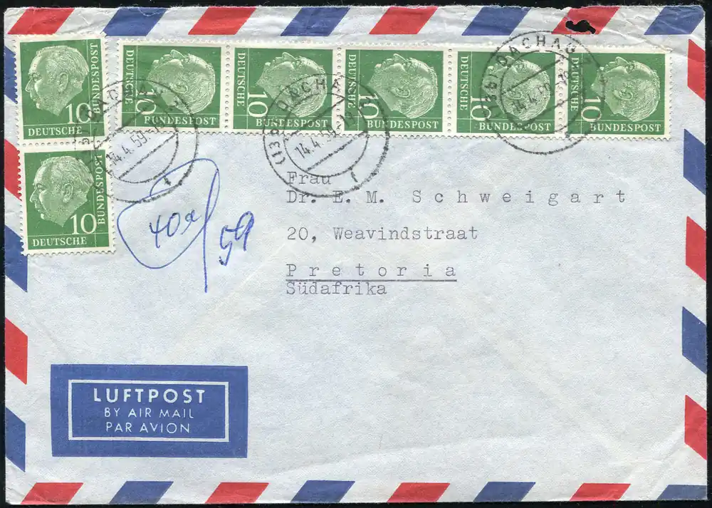 Meistverkauft Schlegel Auktionen Berlin - Bundesrepublik Deutschland, Michel 183 (7) , 194 EF