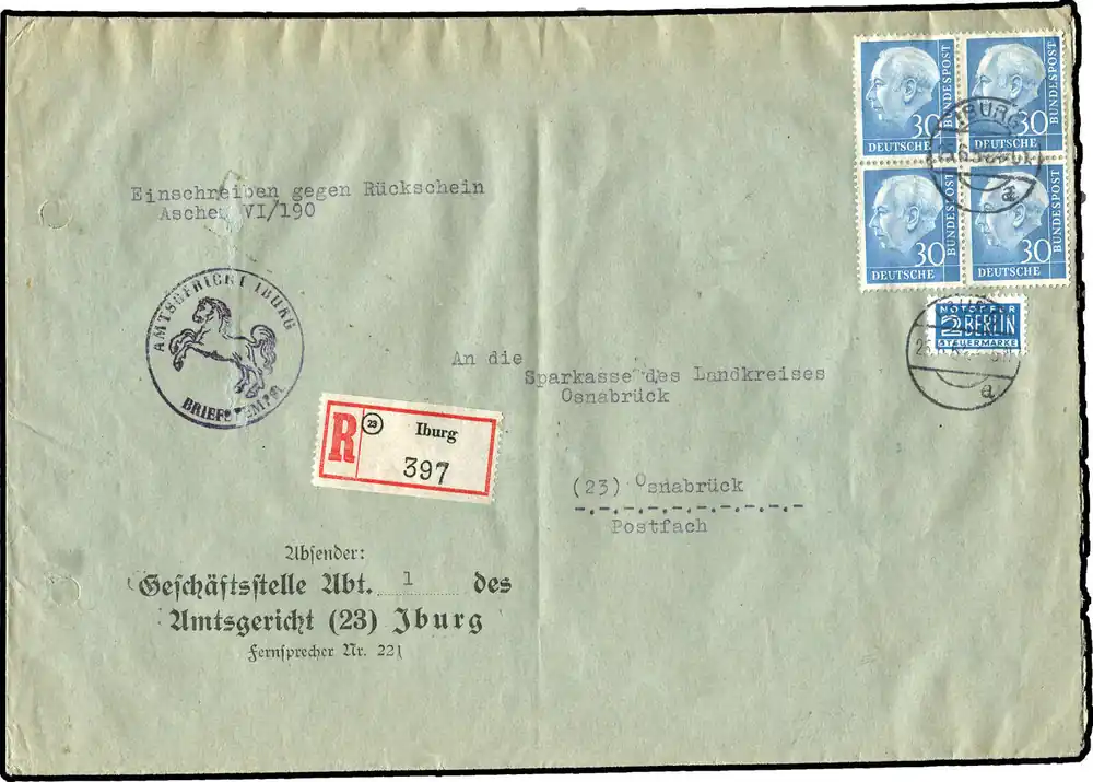 Preis Gesenkt Schlegel Auktionen Berlin - Bundesrepublik Deutschland, Michel 187 4)