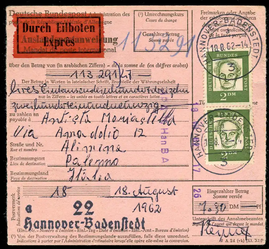 Ab Werk Schlegel Auktionen Berlin - Bundesrepublik Deutschland, Michel 358, 362 (2)