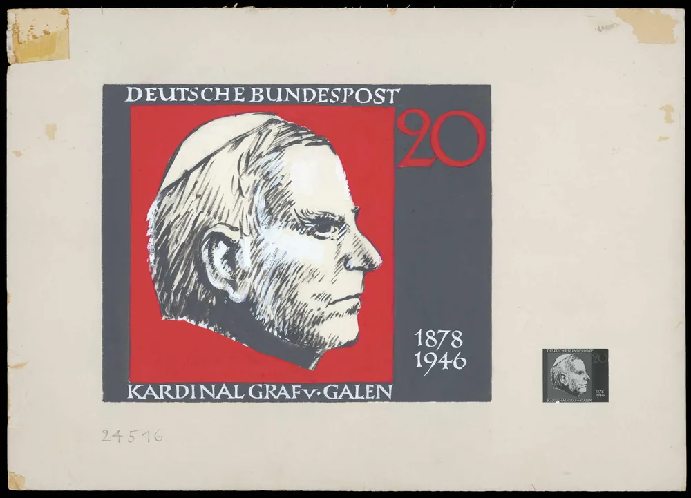 Schlegel Auktionen Berlin - Bundesrepublik Deutschland, Michel 505 Entwurf Heißes Angebot