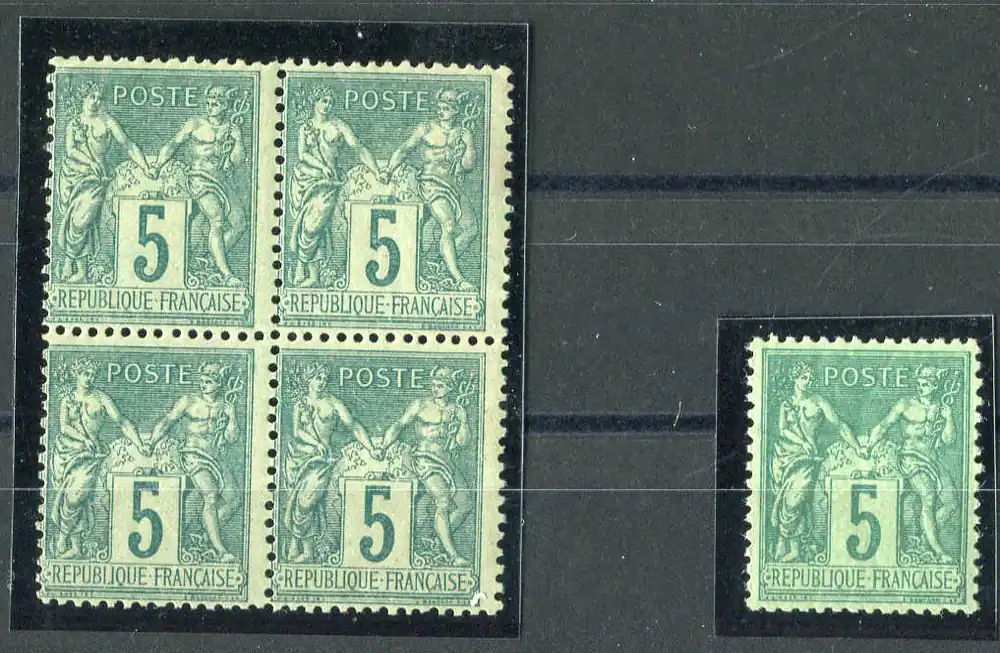 Schlegel Auktionen Berlin - Frankreich, Michel 59 II a, b (4) Neue Ware