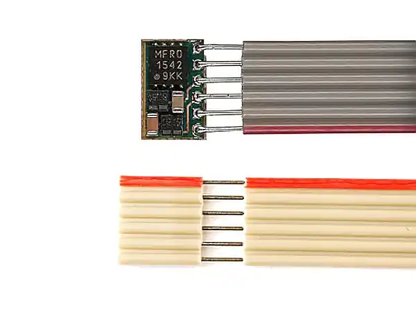 Geld-Zurück-Garantie Doehler & Haass PD05A-1 Nano-Lokdecoder mit Flachbandkabel NEM 651