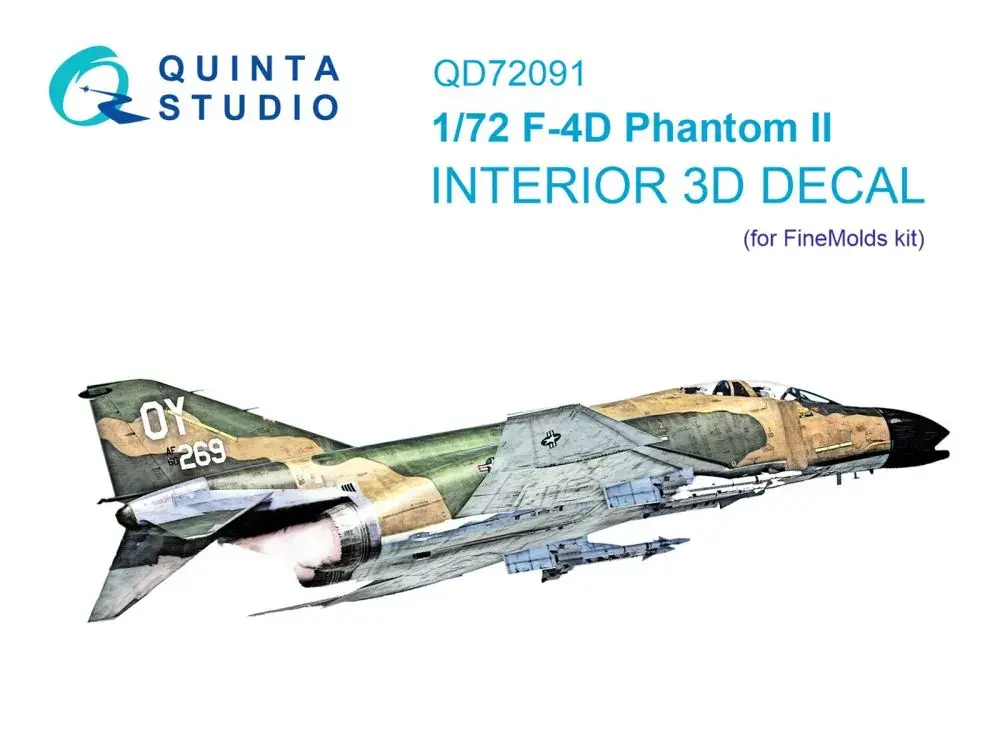 Sofort Bestellen Quinta studio F-4D interior for FineMolds 1:72