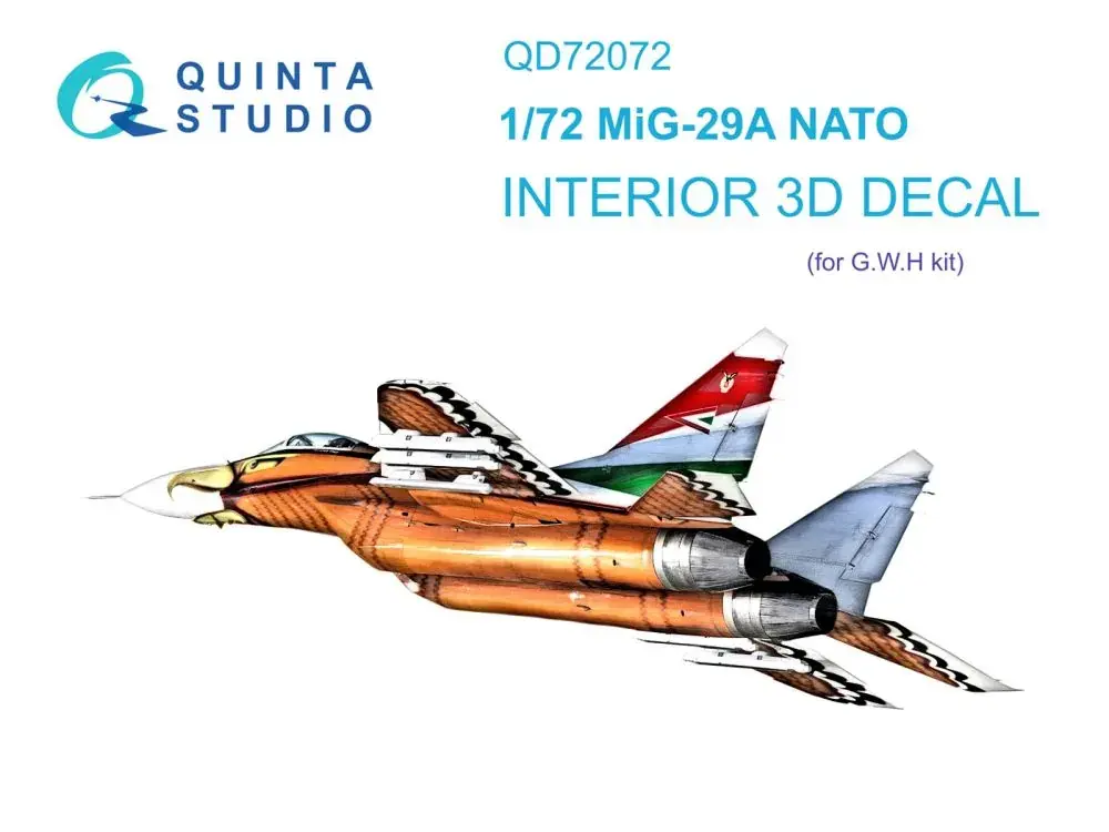 Quinta studio MiG-29A NATO Interior for GWH 1:72 Beliebt