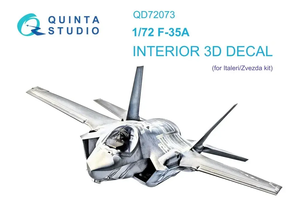 Neue Kollektion Quinta studio F-35A Interior for Italeri 1:72