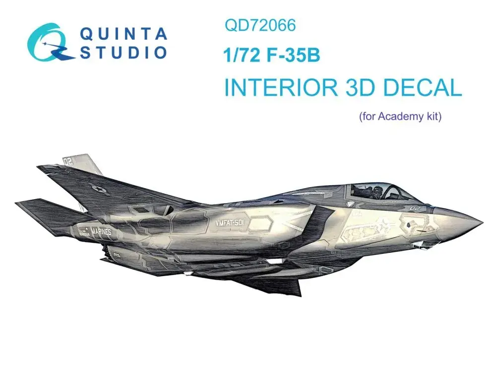 Quinta studio F-35B interior for Academy 1:72 Saisonangebot