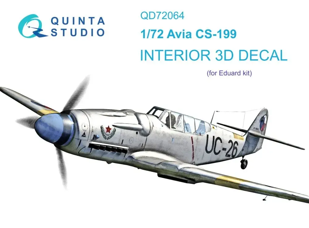 Quinta studio Avia CS-199 Interior for Eduard 1:72 Markenprodukt