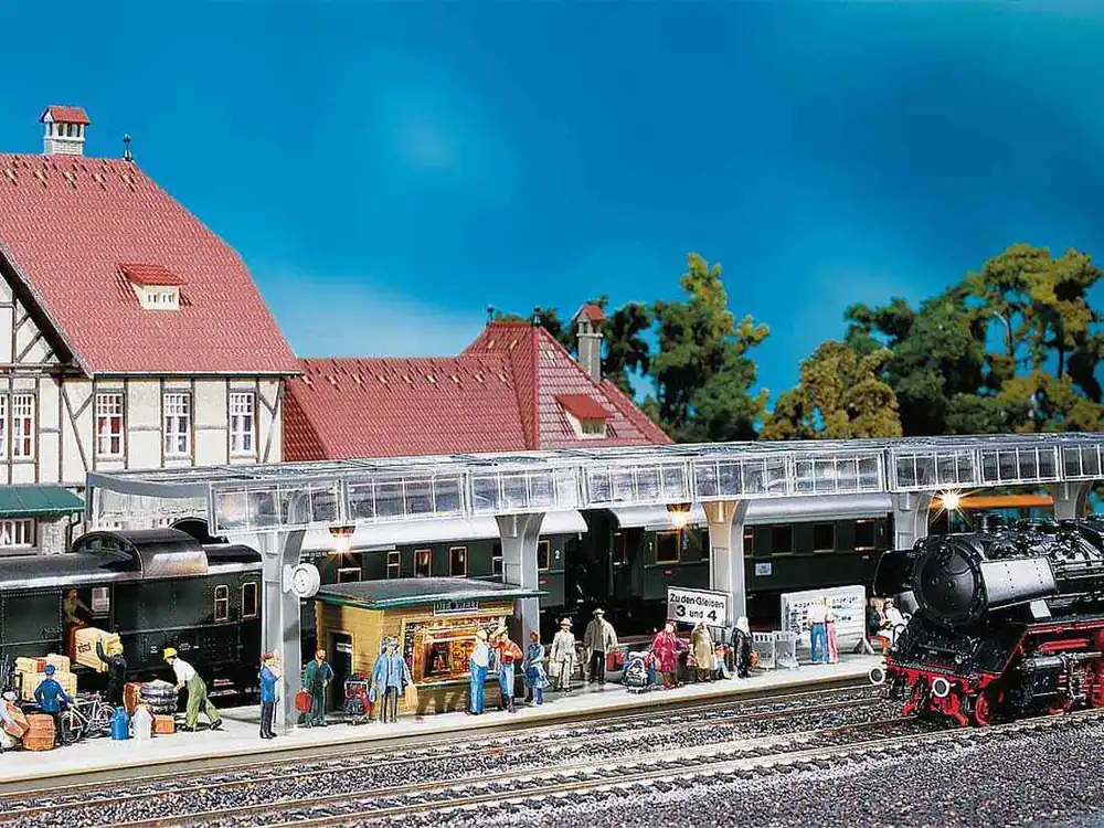 Kracherpreis Faller 120188 H0 Bahnsteig mit Kiosk