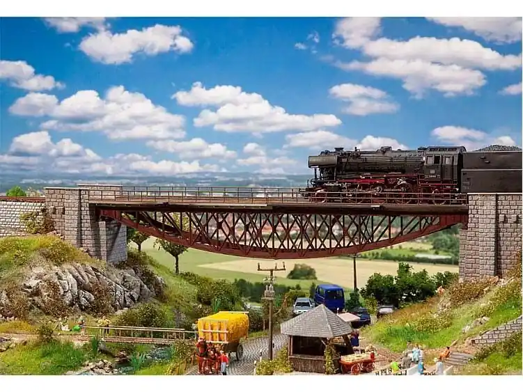 Faller 120503 H0 Fischbauchbrücke Geprüft