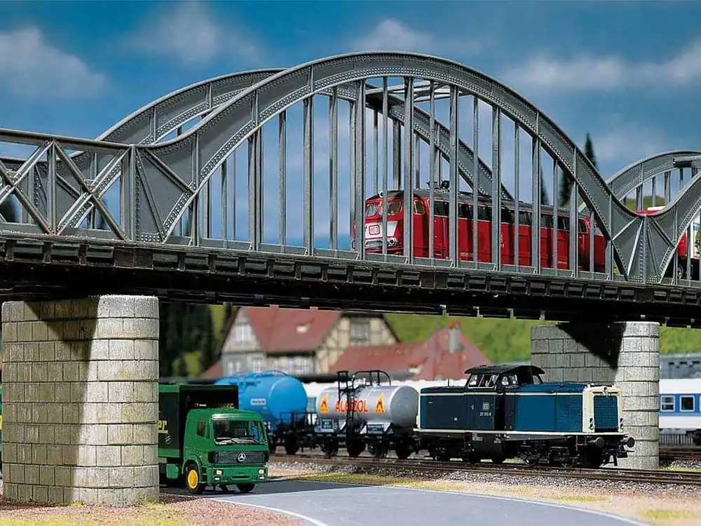 Premium Faller 120536 H0 Stabbogenbrücke
