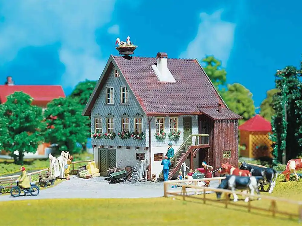 Faller 130280 H0 Haus mit Storchennest Solange Der Vorrat Reicht