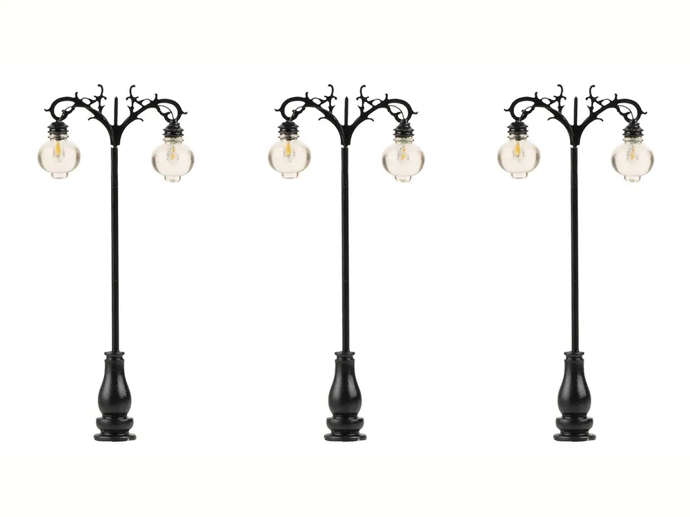 Faller 180115 H0 LED Laternen Hängeleuchten warmweiß 3x Markenware