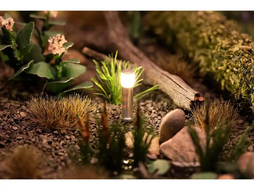 Faller-180139 H0 LED-Wegleuchte silber warmweiß 3x Limited Edition