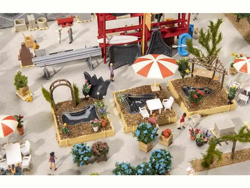 Preisreduziert Faller 180342 H0 Ausgestaltungs-Set Garten-Center