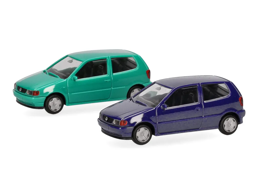 Limited Edition Herpa 012140-007 H0 PKW MiniKit Set VW Polo 2-türig 2x