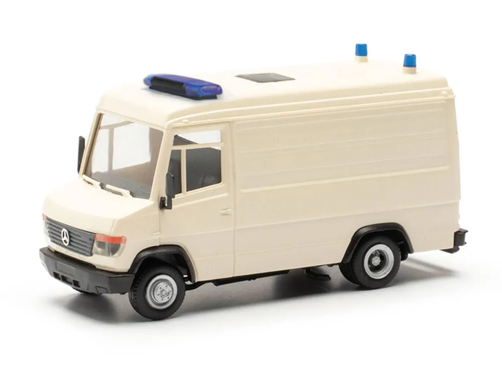 Herpa 013949 H0 PKW Mercedes Vario Rettungswagen Nur Heute