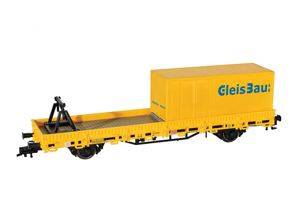 Kibri 26264 Güterwagen Schutzwagen mit Auflage für MFS 100 und Container GleisBau H0 Ausverkauf