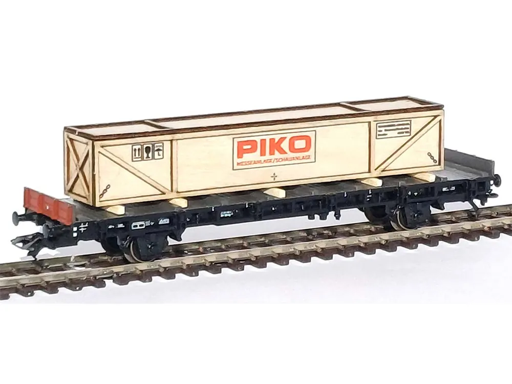 Preiswert Loewe 2468 H0 Ladegut Überseekiste PIKO