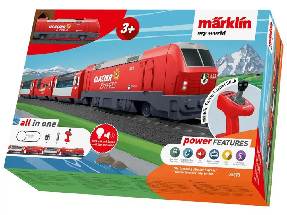 Märklin 29348 Märklin my world Startset Glacier Express Spur H0 Jetzt Zugreifen