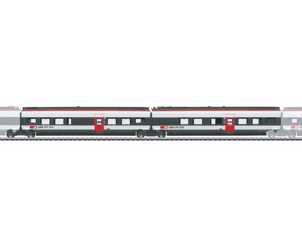 Märklin 43451 Elektrotriebzug Ergänzung RABe 501 022 Giruno 2x Spur H0 Nur Heute