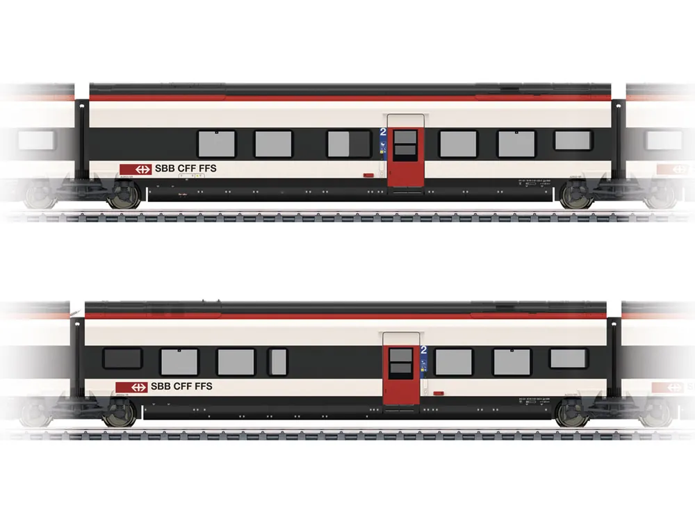 Garantierte Lieferung Märklin 43461 Elektrotriebzug Ergänzung RABe 501 Giruno 2x Spur H0