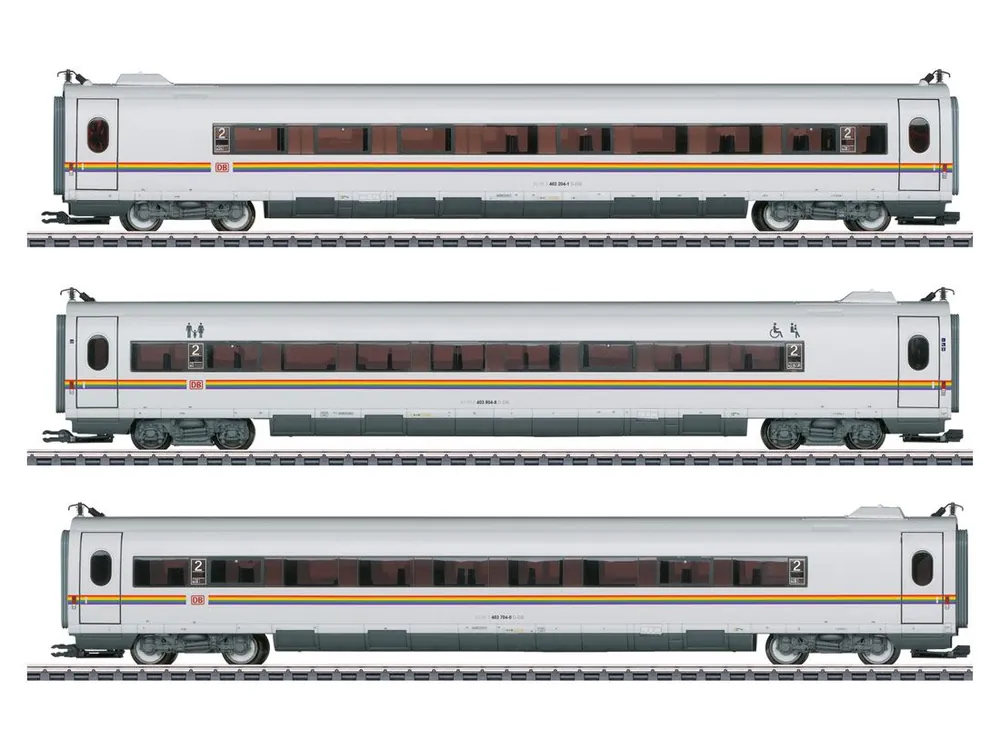 Wochenendangebot Märklin 43739 Elektrotriebzug Ergänzungswagen ICE 3 Br 403 Railbow DB AG 3x H0