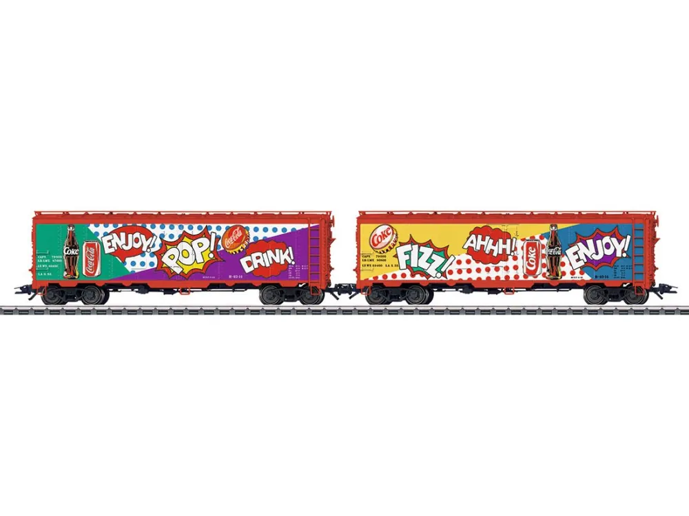 Märklin 45685 Güterwagenset Kühlwagen US Coca-Cola 2x H0 Direkt Vom Hersteller
