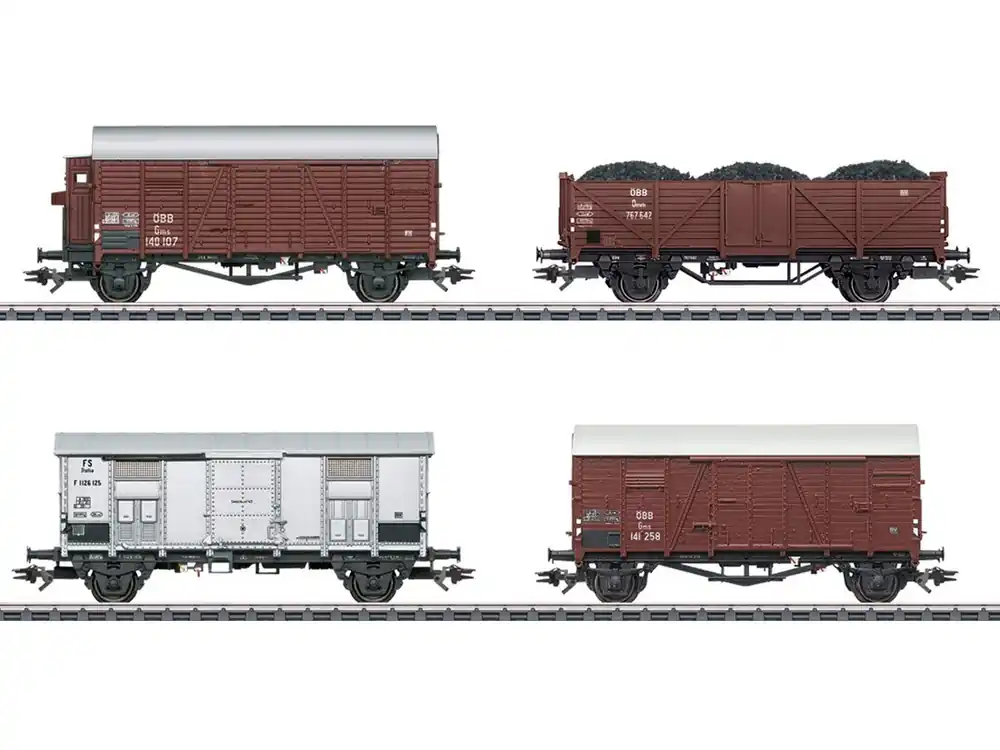 Märklin 46564 Güterwagenset ÖBB FS für BR 52 4x Spur H0 Kracherpreis