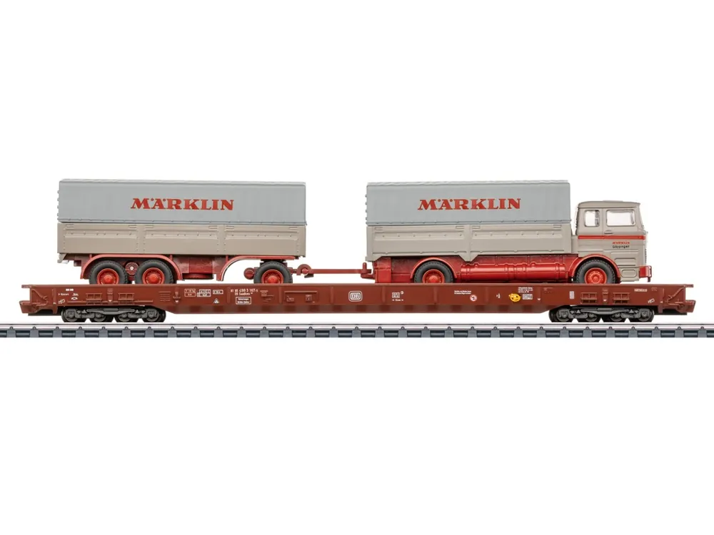 Marklin 47412 Güterwagen Niederflurwagen Saadkms DB Weltweiter Versand