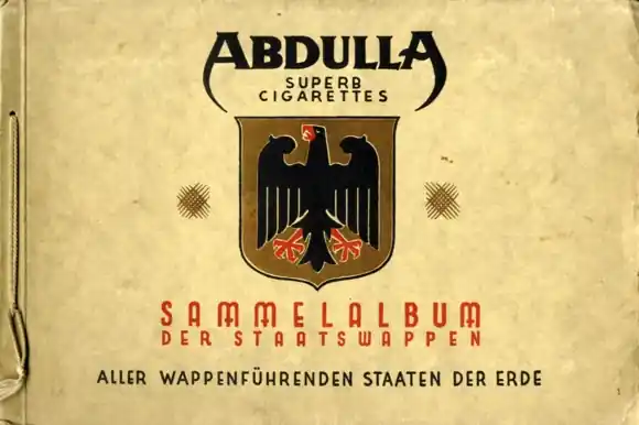 Heißes Angebot Staatswappen aller wappenführenden Staaten der Erde, Album I Sammelbilderalbum Abdulla & Co. Zigaret