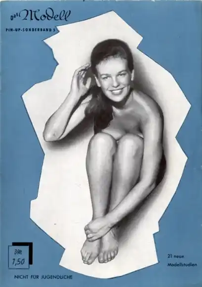 Markenprodukt Akt Erotik Fotomagazin Das Modell Pin-up Sonderband 5, 21 Modell-Studien, Hamburg um 1952/53