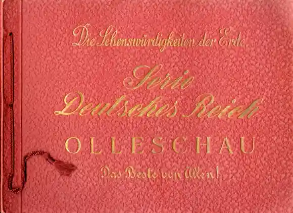 Kracherpreis Die Sehenswürdigkeiten der Erde, Serie Deutsches Reich Sammelbilderalbum Olleschau Hülsenfabrik, Wie