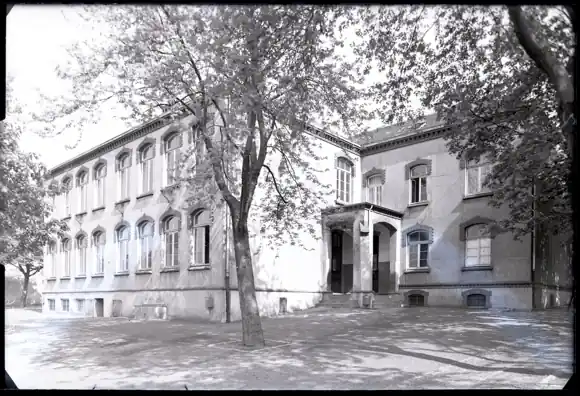 3 Glas Negative Frintrop Essen im Ruhrgebiet, Kirche, Haus, Baum Kostenfreie Lieferung