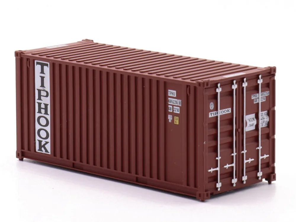 Modellbahn Union MU-H0-C20085 H0 Container 20ft Flat Panel Tiphook Kostenloser Rückversand