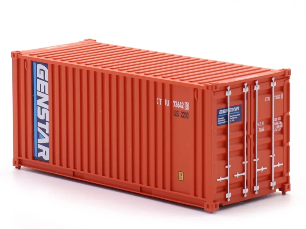 Neu Im Sortiment Modellbahn Union MU-H0-C20088 H0 Container 20ft Flat Panel Genstar