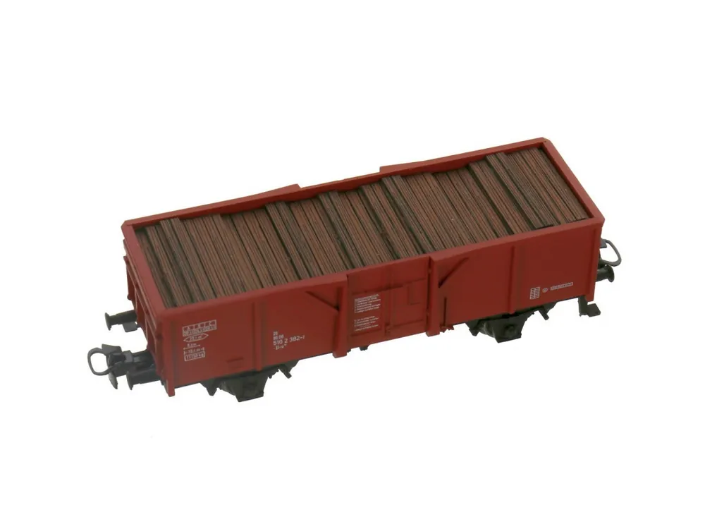 Expressversand Modellbahn Union MU-H0-F00001 H0 Ladegut für Güterwagen Holz dunkel 98 x 29 mm