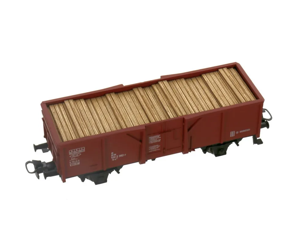 Top-Preis Modellbahn Union MU-H0-F00002 H0 Ladegut für Güterwagen Holz hell 98 x 29 mm