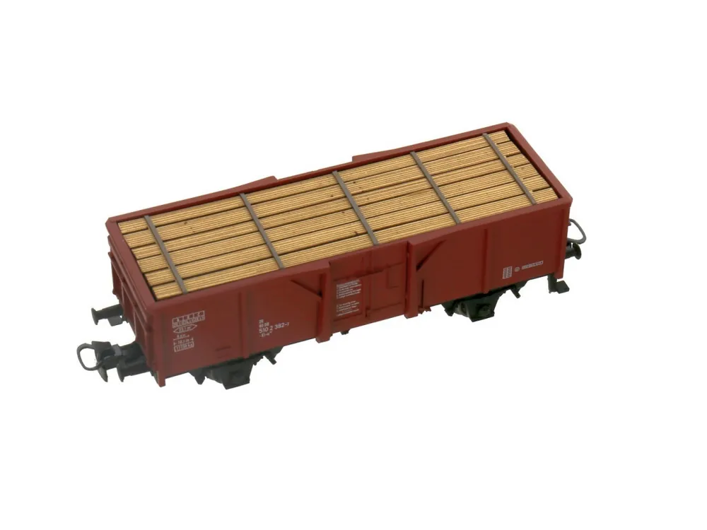 Modellbahn Union MU-H0-F00004 H0 Ladegut für offene Güterwagen gehobelte Bretter hell Expressversand