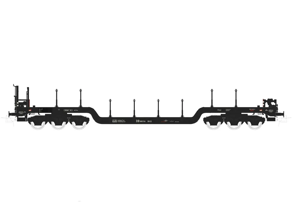 Modellbahn Union MU-H0-G22006 Güterwagen Tiefladewagen SSt 22 DB 980134 Preis Gesenkt