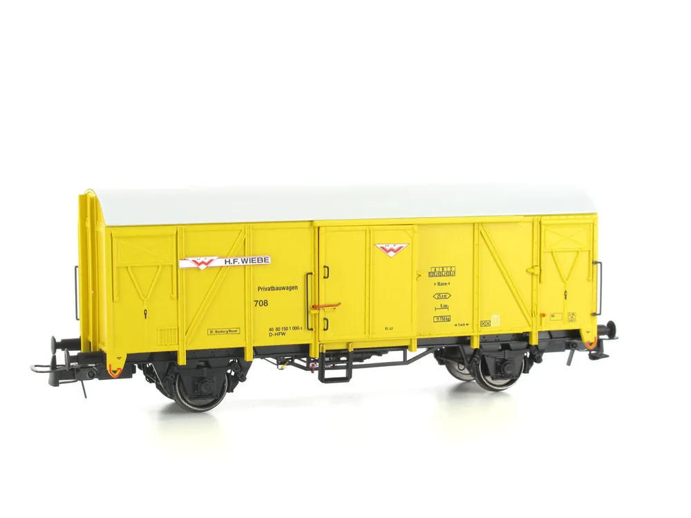 Aktuell Modellbahn Union MU-H0-G54117 Güterwagen Gms 54 Wiebe 1501000-5 Spur H0