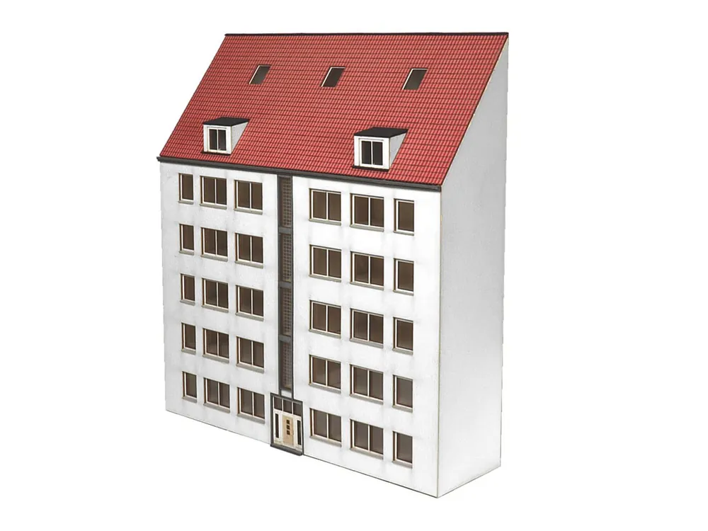 Kostenloser Rückversand Modellbahn Union MU-H0-H00282 H0 Halbrelief modernes Stadthaus 02 Grau