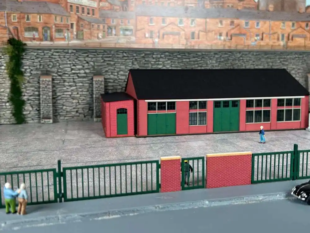 Modellbahn Union MU-H0-L00018 H0 Industriezaun mit Tor Grundset Mengenrabatt