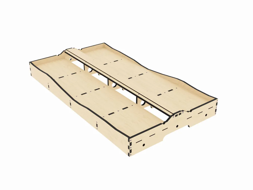 Top-Angebot Modellbahn Union H0-Q00002 H0 Modul gerade Fremo E96 900mm