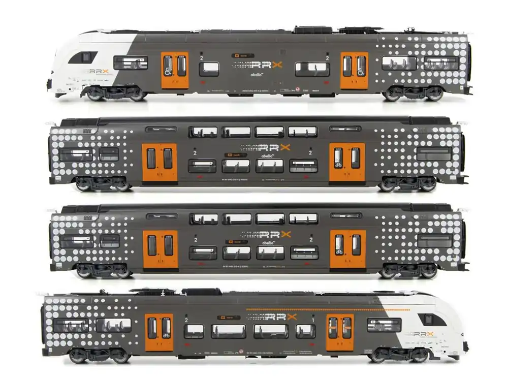 Modellbahn Union MU-H0-T46201 Elektrotriebzug Desiro HC BR 462 RRX Abellio Spur H0 Nur Heute