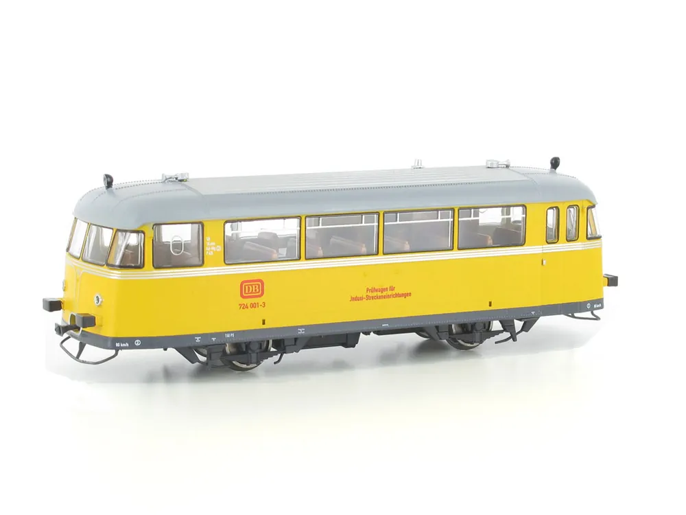 Zertifiziert Modellbahn Union MU-H0-T95102 Schienenbus VT 95 Vorserie DB 724 Prüfwagen Indusi AC Digital Spur H0