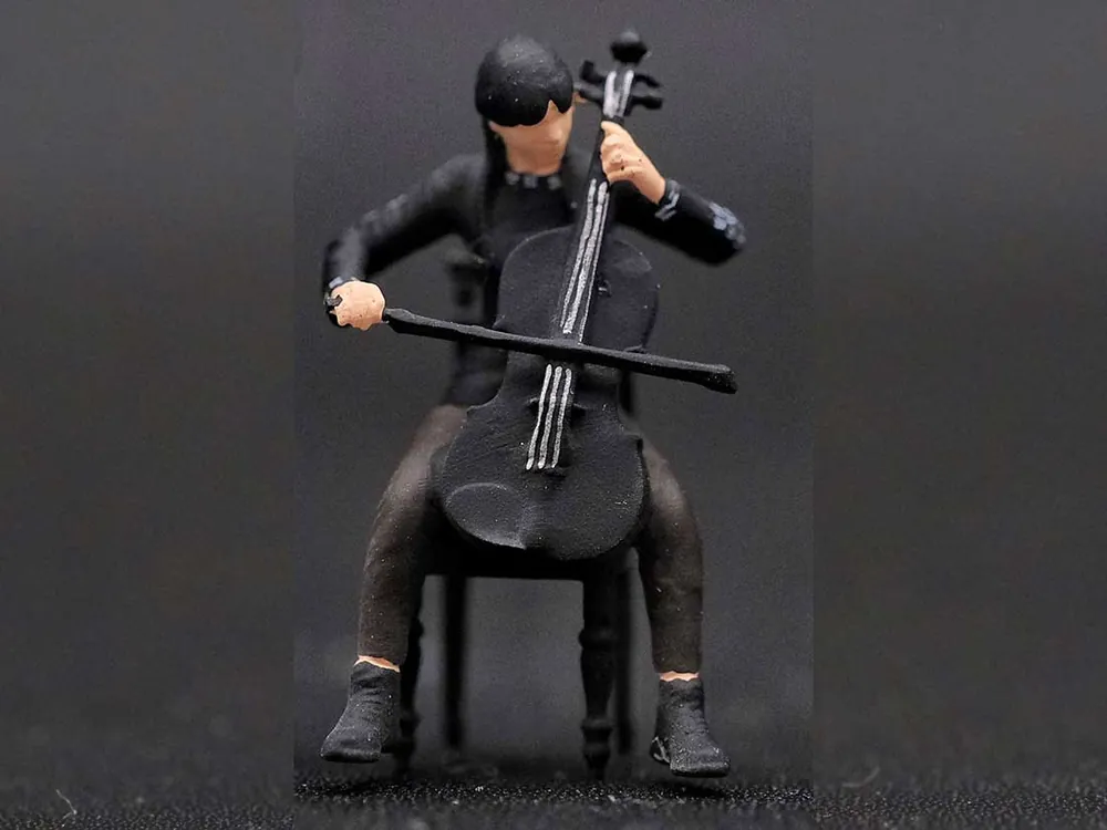 Modellbahn Union MU-H0-W90696B H0 Figur Cellistin Cello Wednesday Nur Für Kurze Zeit